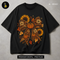 Leopard Bow Sunflower Pumpkin Print