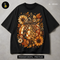Quilted Leopard Checkered Pumpkin Print