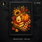 Cozy Pumpkin Latte Books Bouquet Print