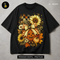 Jack O Lantern Polka Dot Bow Print