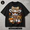 Highland Cow Heart Glasses Pumpkin Print