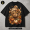 Cute Highland Cow Pumpkin Trio Print