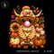 Bubblegum Highland Cow Pumpkin Print