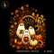 Cozy Ghost Trio Wagon Wheel Print
