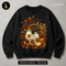 Cozy Ghost Trio Wagon Wheel Print