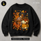 Cozy Dachshund Puppies Pumpkin Print