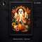 Retro Swirl Ghost Pumpkin Print