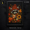 Heart Glasses Raccoon Autumn Coffee Print