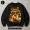 Highland Cow Leopard Glasses Pumpkin Print