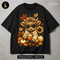 Highland Cow Leopard Glasses Pumpkin Print