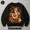 Cozy Goose Sunflower Boots Latte Print