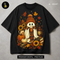 Cozy Ghost Pumpkin Latte Lantern Print
