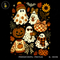 Cute Ghost Pattern Sticker Sheet Print