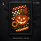 Polka Dot Stripe Jack O Lantern Print