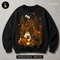Cozy Ghost Cottage Pumpkin Patch Print