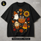 Cute Sparkly Pumpkin Candy Corn Print