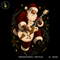 Rockstar Santa Electric Guitar Print