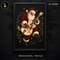 Rockstar Santa Electric Guitar Print