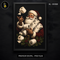 Funny Santa Toilet Paper Print