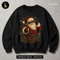 Cool Santa Sunglasses Thumbs Up Print