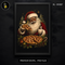 Santa Loves Pizza Slice Print