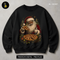 Santa Loves Pizza Slice Print