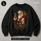 Santa Ringing Bell Elf Print