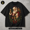 Santa Ringing Bell Elf Print