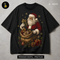 Santa Filling Gift Sack Print