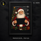 Funny Santa Mugshot Sign Print
