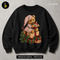 Teddy Bear Candy Cane Pajamas Print