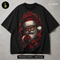 Tough Santa Breaking Through Print