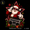Santa DJ Boombox Sunglasses Print