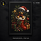 Rottweiler Puppy Santa Stocking Print