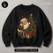 Santa Sipping Hot Cocoa Print