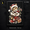 Kitten Santa Coat Stocking Print