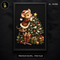 Mouse Santa Tree Topper Print