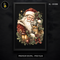 Santa Hugging Baby Fawn Print