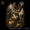 Majestic Winter Stag Antlers Print