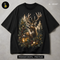 Majestic Winter Stag Antlers Print