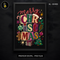 Retro Merry Christmas Lettering Print