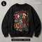 Retro Merry Christmas Lettering Print