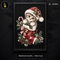 Sleepy Kitten Christmas Stocking Print