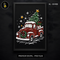 Vintage Red Truck Christmas Print