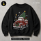 Vintage Red Truck Christmas Print