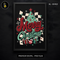 Checkered Vintage Christmas Text Print