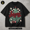 Checkered Vintage Christmas Text Print