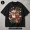 Santa Reindeer Heart Sunglasses Print