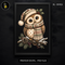Cozy Owl Winter Sweater Print