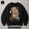 Cozy Owl Winter Sweater Print